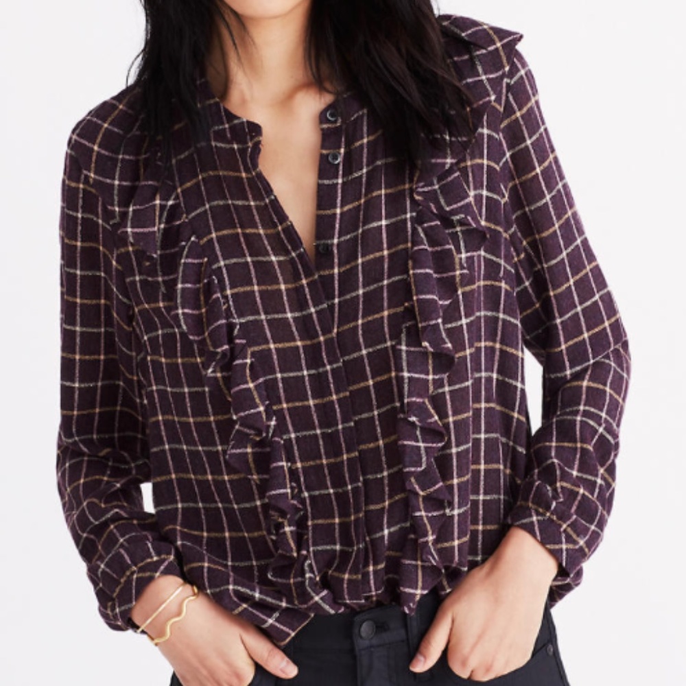 🆕 Madewell Ruffle Top